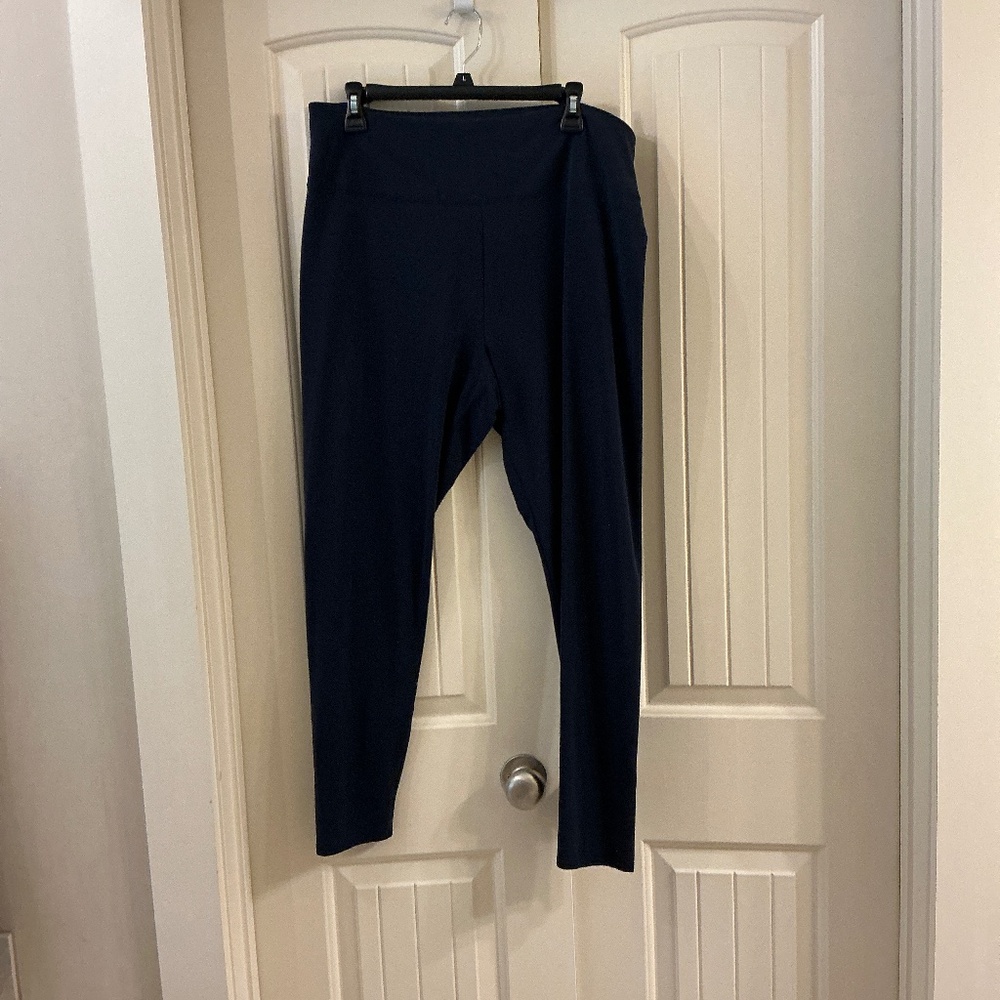 Soft Surroundings Navy Leggings XL